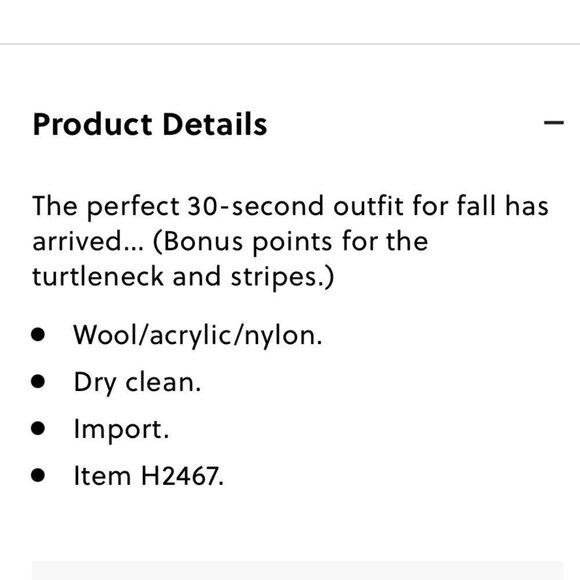 J. Crew striped turtleneck sweater-dress. Size XS. - Picture 11 of 14